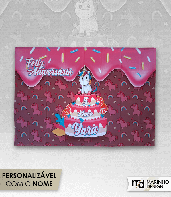 Loja Marinho Design - Faixa Aniversário